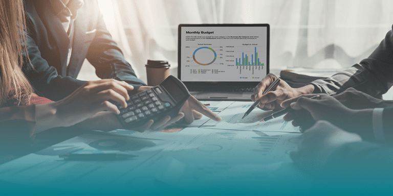 CFO and team reviewing how to manage rising costs and profit margins